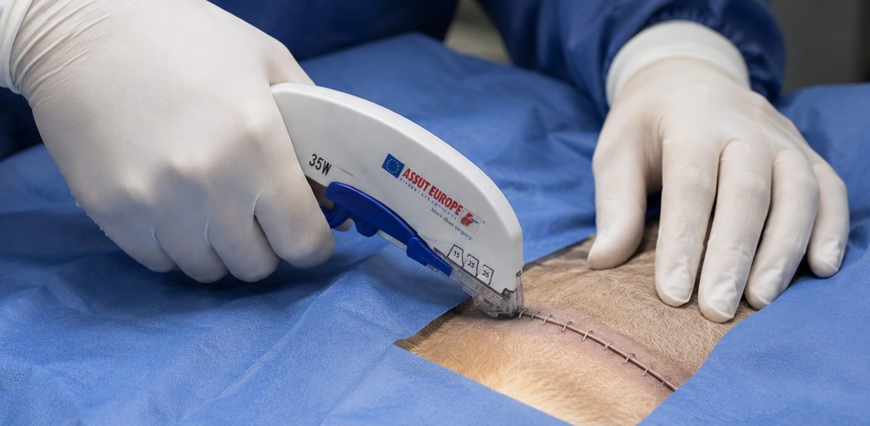 disposable skin stapler